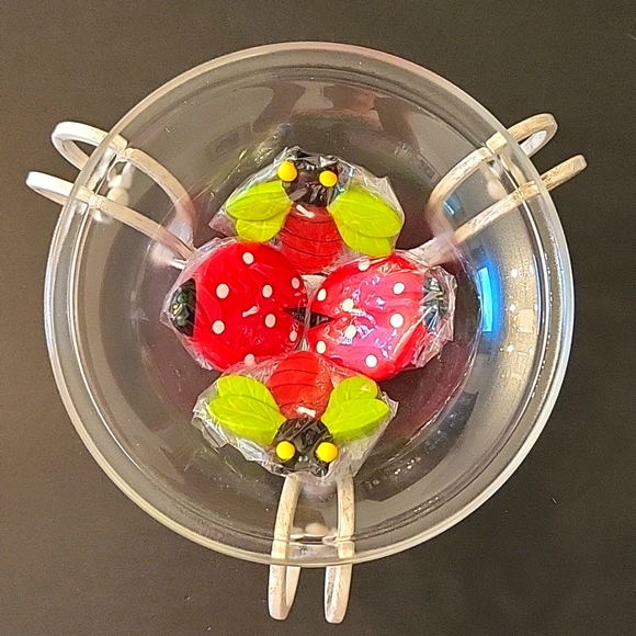 NEW Glass & Metal Floating Candle Bowl/Centerpiece, Distressed, 7" tall, BONUS! - Picture 2 of 14